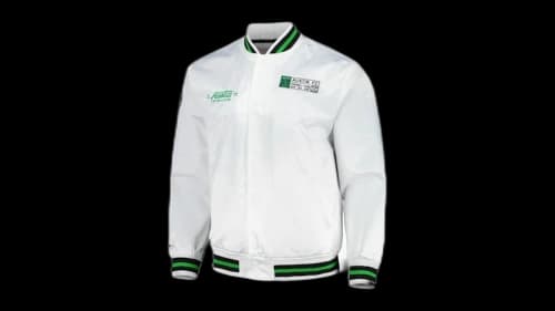 Mitchell & Ness Austin FC City Full-Snap Satin Jacket White