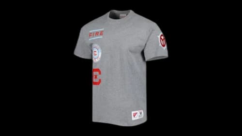 Mitchell & Ness Chicago Fire City Tee Gray