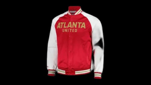 Mitchell & Ness Atlanta United FC Satin Raglan Full-Snap Jacket Red