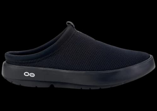 OOFOS Sport Mesh Slipper White/Black