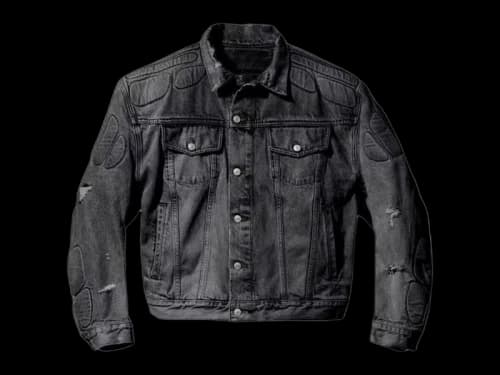 Yeezy Gap Engineered By Balenciaga Padded Denim Jacket Black