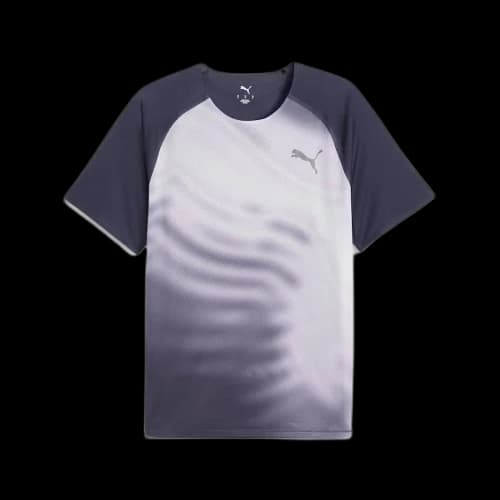 PUMA X Cell Lightspeed Running T Shirts Men's Deep Ink Crew Neck Moderate Straight Fit