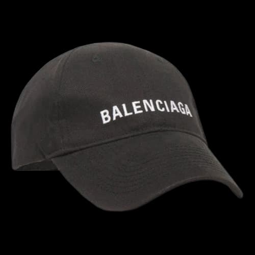 Balenciaga Cap 'Black White'
