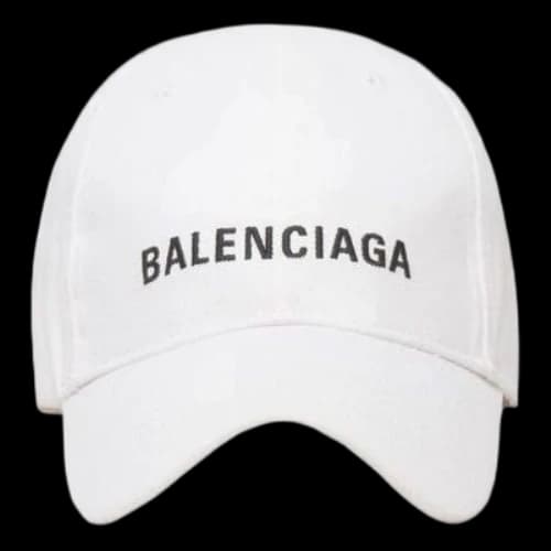 Balenciaga Cap 'White Black'