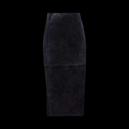 Saint Laurent Suede Pencil Skirt 'Black'