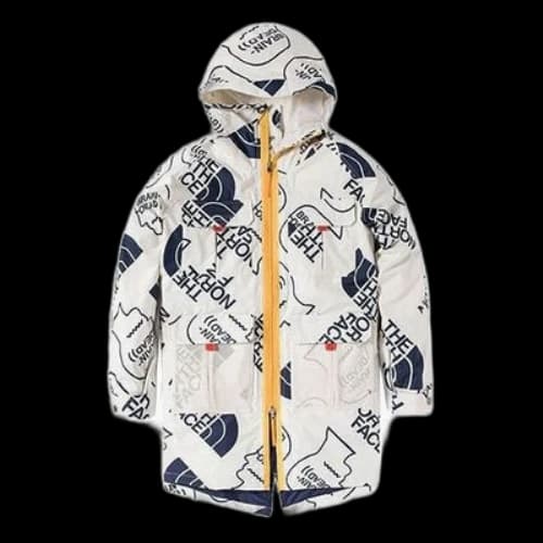 THE NORTH FACE X Brain Dead 76 Oversized Mountain Parka Jacket 'White'