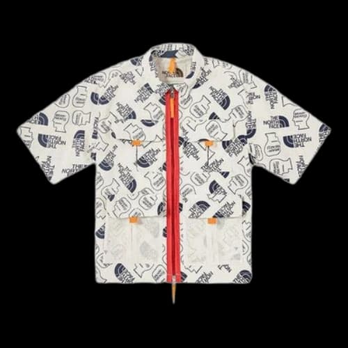 THE NORTH FACE X Brain Dead 76 Boxy Ss Mountain Shirt 'White'