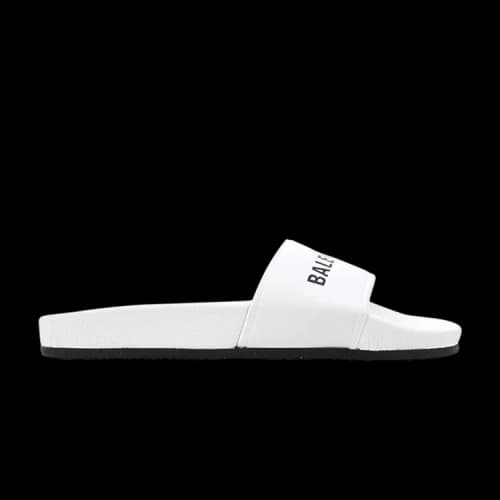 Balenciaga Classic Logo Slide 'White'