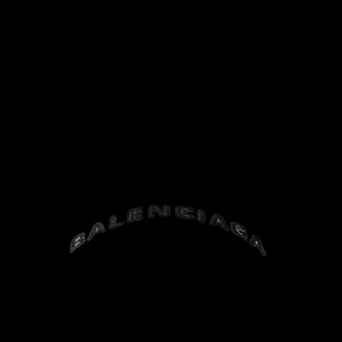 Balenciaga Logo Visor Cap 'White Black'