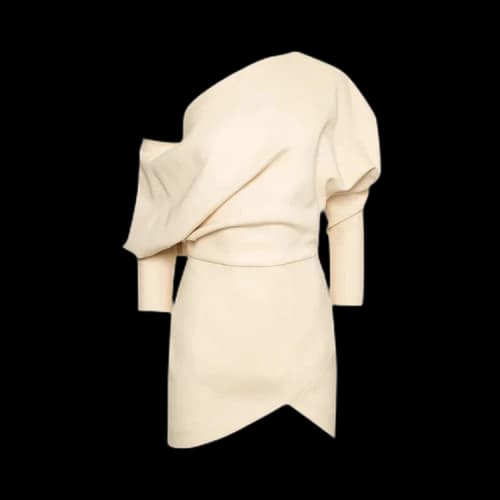 Khaite Juniper Dress 'Custard'