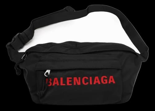 Balenciaga Logo-print Belt Bag Red