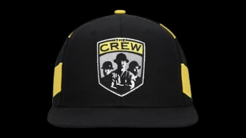 Mitchell & Ness Columbus Crew Jersey Hook Snapback Hat Black