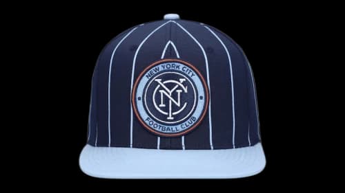 Mitchell & Ness New York City FC Team Pin Snapback Hat Navy