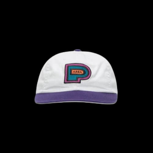 Parra Repeat Pea 6 Panel Hat 'Purple'