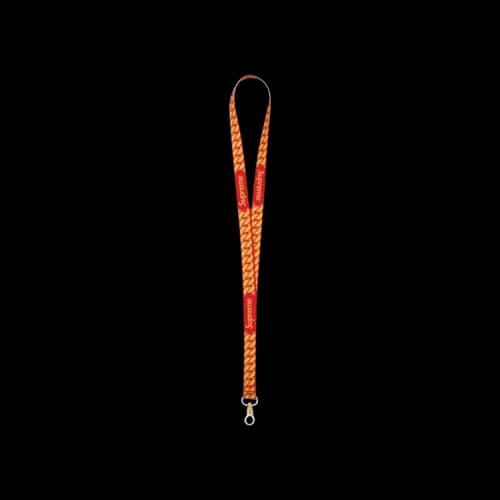 Supreme Cuban Link Lanyard 'Red'
