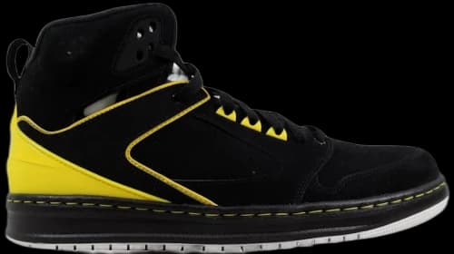 Jordan Sixty Club Black Yellow Metallic Silver