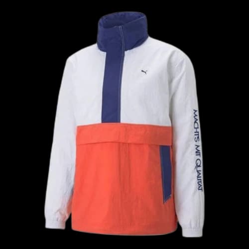 PUMA Select MMQ Half Zip Lightweight Pullover 'Orange'
