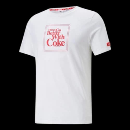 PUMA X Coca Cola Graphic Tee 'White'