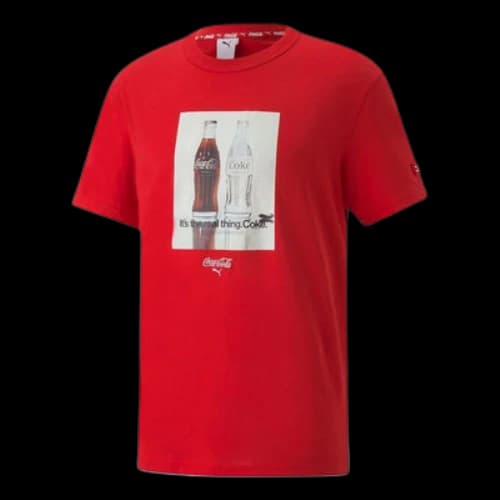 PUMA X Coca Cola Relaxed Tee 'Red'