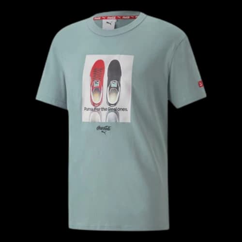 PUMA X Coca Cola Relaxed Tee 'Grey'