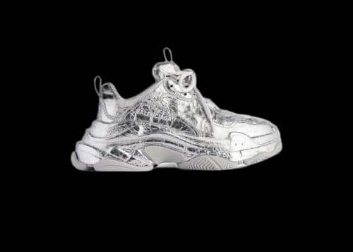 Balenciaga Triple S Silver Metallic