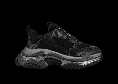 Balenciaga Triple S Black Metallic
