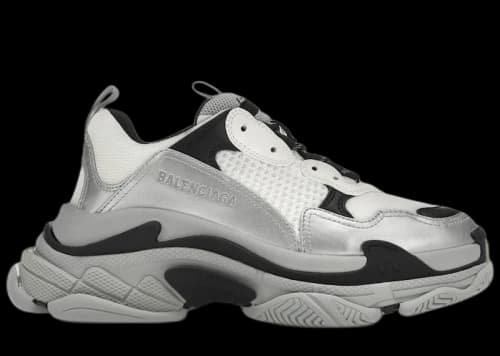Balenciaga Triple S Grey Metallic