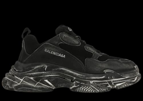 Balenciaga Triple S Faded Black