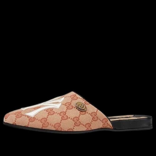 Gucci NY Yankees x Princetown G 'Brown' (Women's)