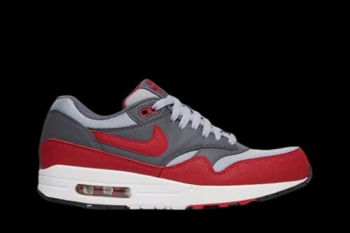 Nike Air Max1 Essential Wolf Grey/Gym Red-Dark Grey