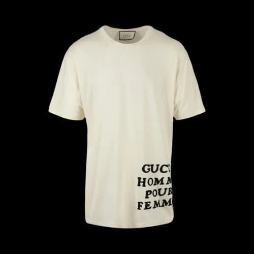 Gucci Homme Pour Femme T-shirt Ivory