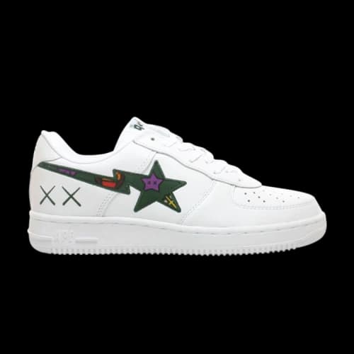 Kaws x Bapesta FS-001 Low 'White Green'