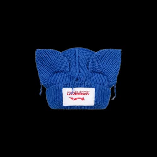 Charles Jeffrey Loverboy Chunky Ears Beanie 'Blue'