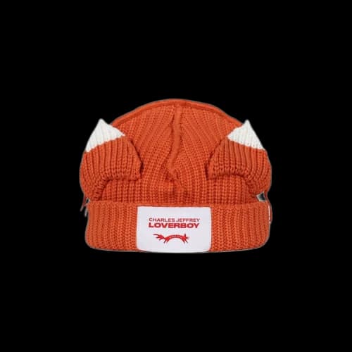 Charles Jeffrey Loverboy Chunky Ears Beanie 'Orange'
