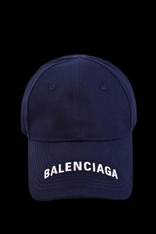 Balenciaga Logo-Embroidered Cap Navy