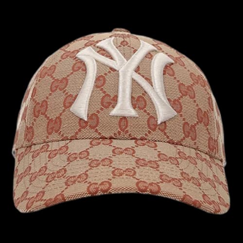 Gucci GG Canvas NY Yankees Baseball Hat 'Beige'