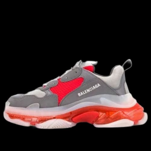 Balenciaga Triple S Sneaker 'Clear Sole - Grey Red'