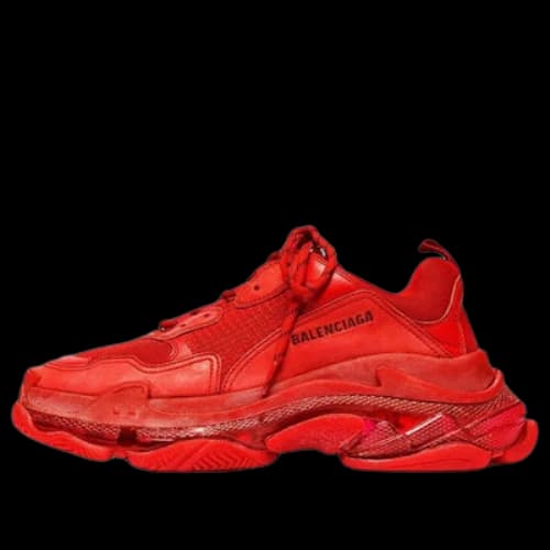Balenciaga Triple S Clear Sole Sneaker 'Red'
