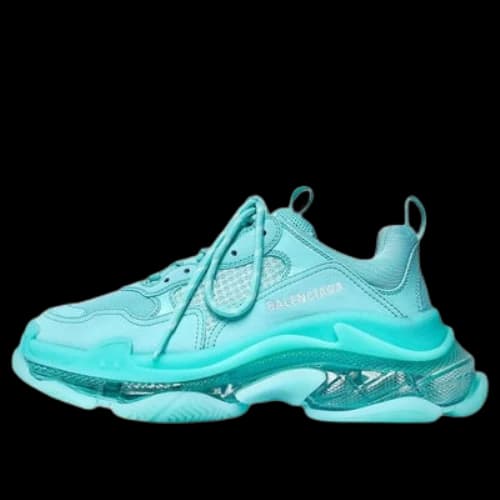 Balenciaga Triple S Sneakers 'Clear Sole Turquoise'