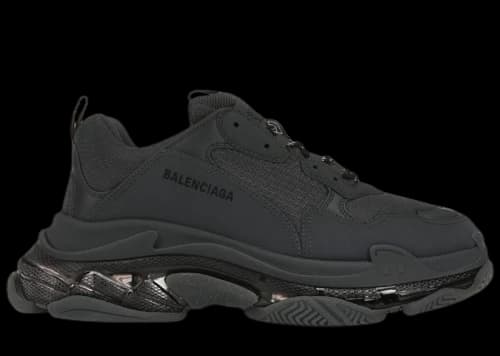 Balenciaga Triple S Clear Sole Deep Blue