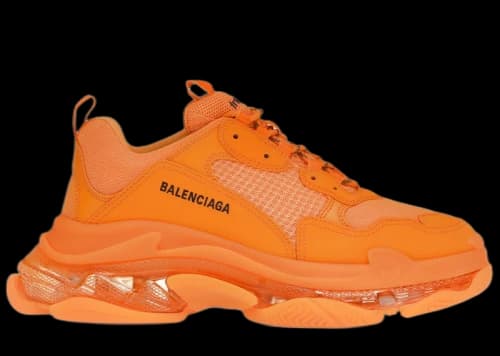 Balenciaga Triple S Clear Sole Orange