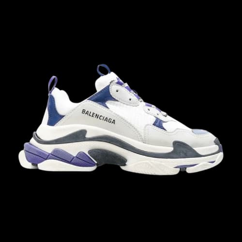 Balenciaga Triple S Trainer 'White Navy Purple' (Women's)