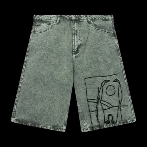 Parra Protect The Sun Shorts 'Green'