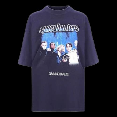 Balenciaga Speed Hunters Band Short Sleeve Unisex Purple