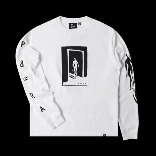 Parra The Hotel Long-Sleeve T-Shirt 'White'