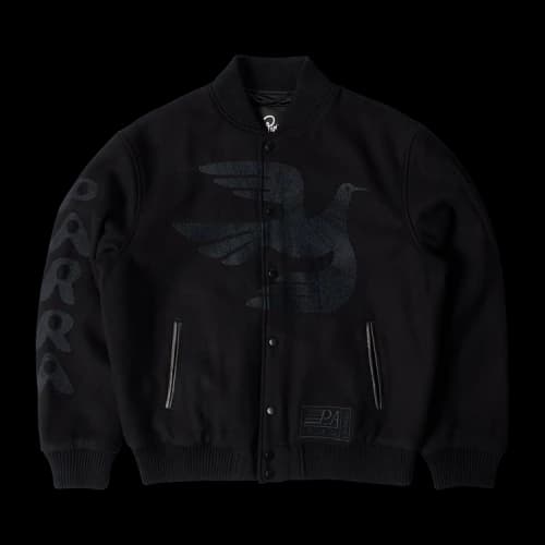 Parra Not Movie Quality Varsity Jacket 'Black'