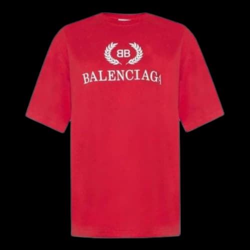 Balenciaga BB T-Shirt 'Red White'
