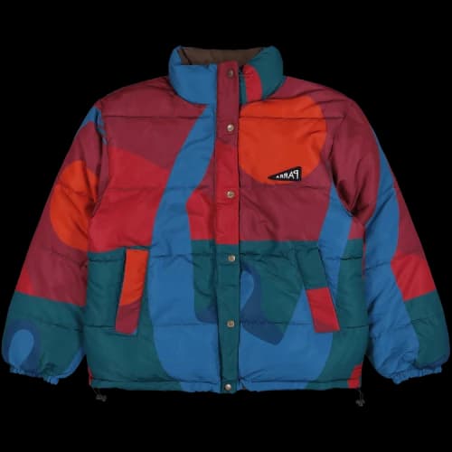 Parra Protect The Sun Reversible Puffer Jacket 'Brown'