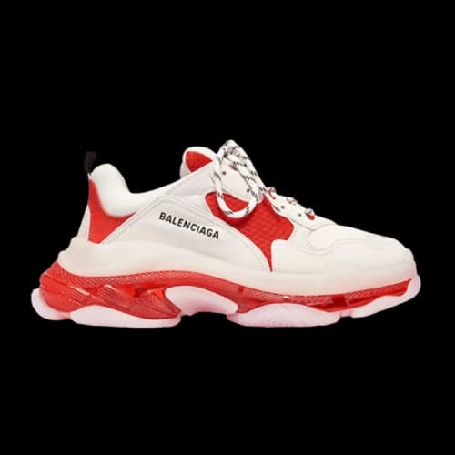 Balenciaga Triple S 'Clear Sole - Red' (Women's)