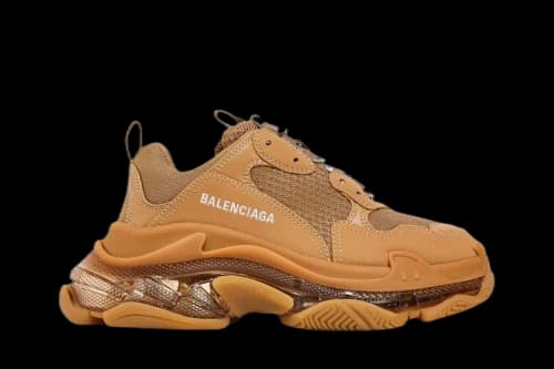 Balenciaga Triple S 'Clear Sole - Light Camel' (Women's)